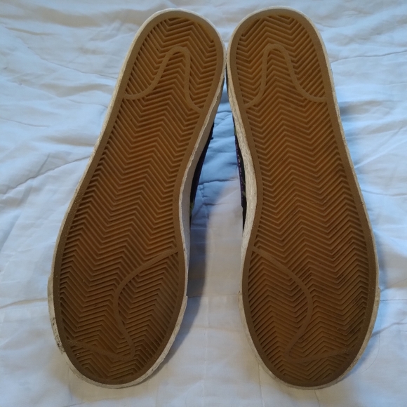 RARE* Nike Blazer Mid Camo Green with Purple Swoosh Sz 8 - Picture 5 of 7